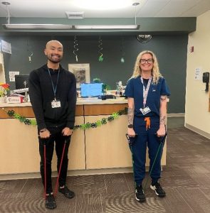 Resistance Band Upright Row