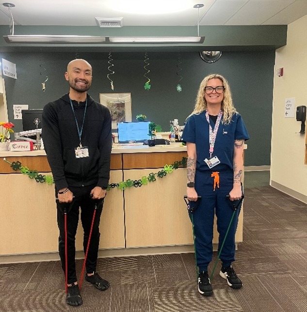 Resistance Band Upright Row