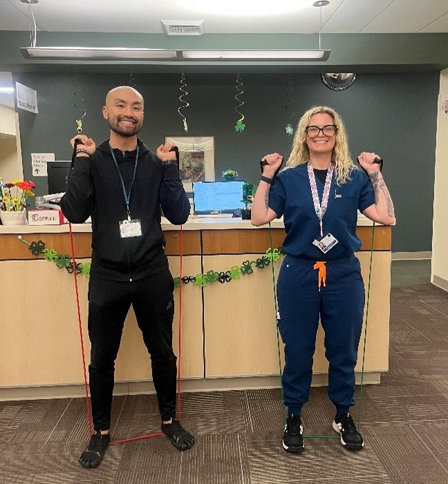 Standing Resistance Band Squat